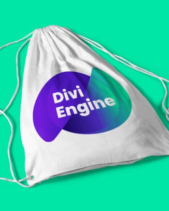 Divi Engine String Bag (Big Logo)