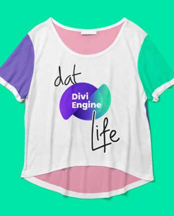 Dat Divi Engine Life Crop-top (3-Tone)
