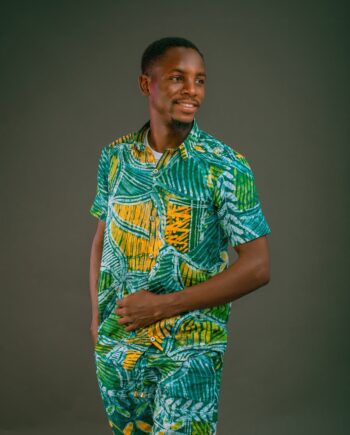 Blue and Green Batik Adire
